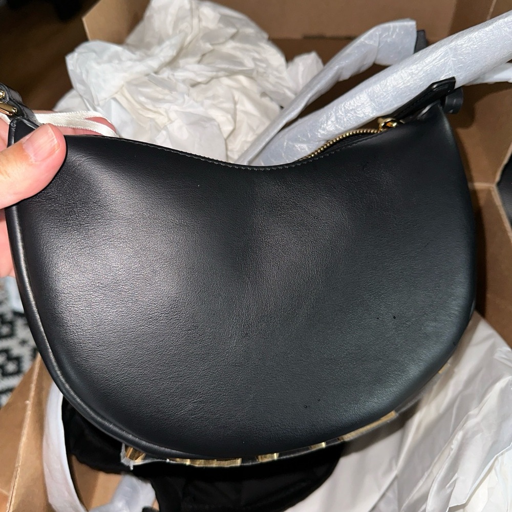 Fendi fensigraphy mini crossbody NWB black - Picture 7 of 16